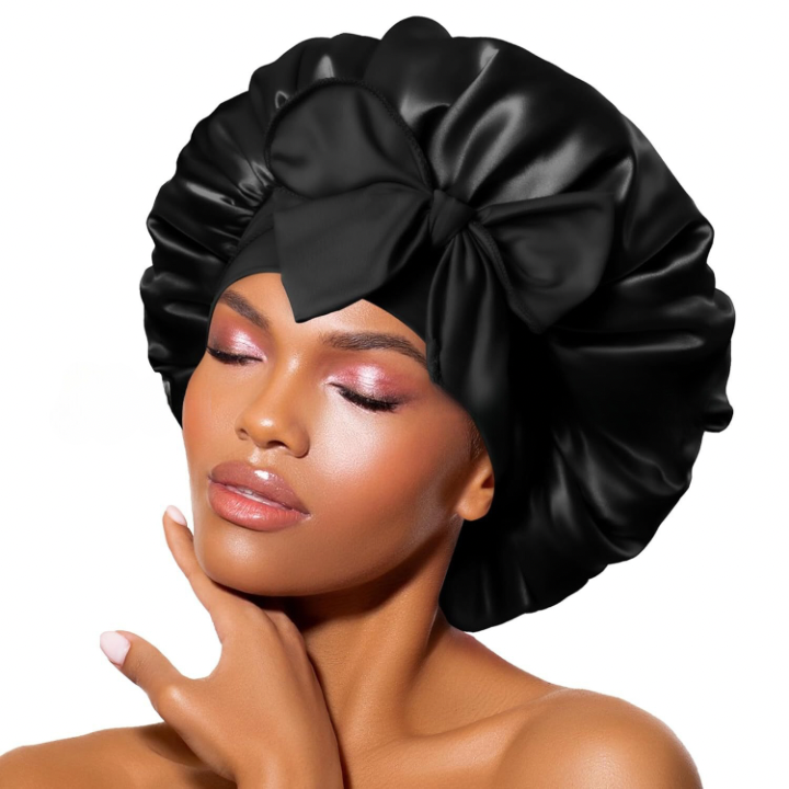 Bonnet de nuit en satin